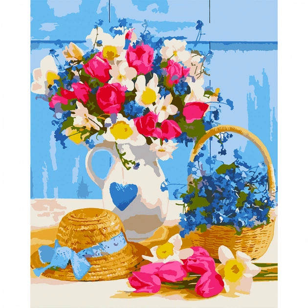 Картина по номерам Santi Чудовий букет, 40*50 см (953961) - изображение 1