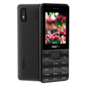 Мобільний телефон Tecno T372 TripleSIM Black (4895180746833) зображення 1