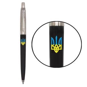 Ручка кулькова Parker JOTTER 17 Originals UKRAINE Black CT BP Тризуб син-жовтий (15632_T0016u) изображение 1