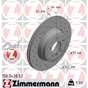 Гальмівний диск ZIMMERMANN 150.3438.52 - зменшене зображення 1