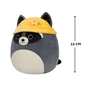 М'яка іграшка Squishmallows Єнот Роккі 13 см (SQER00820) - зменшене зображення 2
