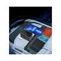 Зарядний пристрій Choetech 4xUSB 100W PD (2хUSB-C+2хUSB-A) сharger diamond model black (PD6028-BK) - зменшене зображення 6