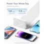 Батарея універсальна Baseus Magnetic Mini 10000mAh 30W, White (PPCX110002\PPCXM1030) (P10022105212-01) - зменшене зображення 7