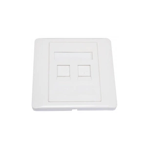 Рамка Kingda Рамка на два порта, шторка, 86х86 (KD-FP06) зображення 1