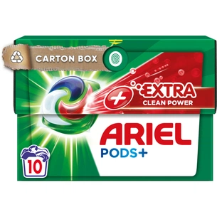 Капсули для прання Ariel Pods All-in-1 + Сила екстраочищення 10 шт. (8001090803412) зображення 1