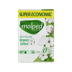 Гігієнічні прокладки Molped Pure&Soft Normal 4 краплі 24 шт. (8690536829026) зображення 1