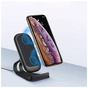 Зарядний пристрій ColorWay Wireless Stand 15W Black (CW-CHW31Q-BK) - зменшене зображення 3