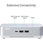 Комп'ютер ASUS NUC 14 Pro+ RNUC14RVSU900002I Kit(L6) / Ultra 9 185H, M.2 22x80 NVMe; 22x42 NVMe (90AR0051-M000J0) - зменшене зображення 8