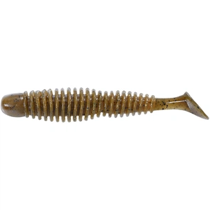 Силікон рибальський Reins Bubbling Shad 3" 002 Green Pumpkin (8 шт/уп.) (1552.03.63) зображення 1