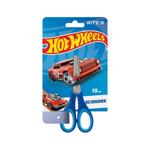 Ножиці Kite дитячі в футлярі Hot Wheels 13 см (HW23-123) зображення 1