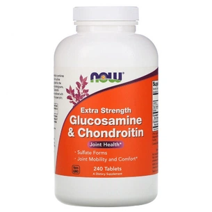 Вітамін Now Foods Глюкозамін І Хондроітин Посиленої дії, Glucosamine & Ch (NOW-03244) зображення 1