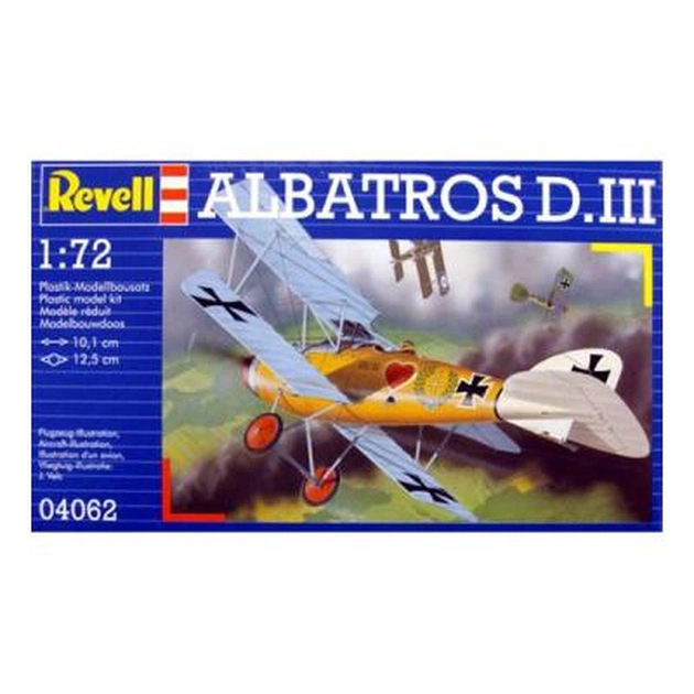 Збірна модель Revell Винищувач Albatross D.III 1:72 (4062) - изображение 1