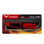 Модуль пам'яті для комп'ютера DDR4 16GB 2400 MHz T-Force Vulcan Red Team (TLRED416G2400HC15B01) - зменшене зображення 5