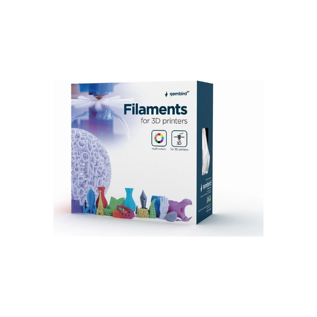 Пластик для 3D-принтера Gembird PLA High Speed 1.75 мм, 1kg black (3DP-PLA1.75HY-01-BK) - picture 3