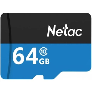 Карта пам'яті Netac 64GB microSD class 10 UHS-I U1 (NT02P500STN-064G-R) зображення 1