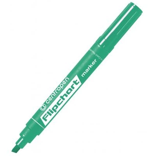 Маркер Centropen Flipchart 8560 1-4,6 мм, chisel tip, green (8560/04) зображення 1
