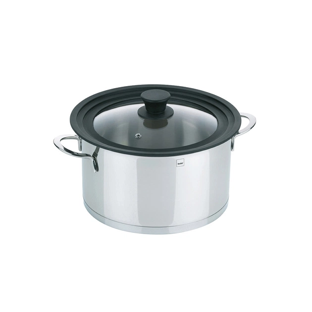 Кришка для посуду Kela Concetta с силиконовым ободком 22-26 см (11441) - picture 2