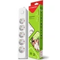 Мережевий фільтр живлення EUROELECTRIC Х5 10А 3м White (EE-105-3M) - зменшене зображення 2