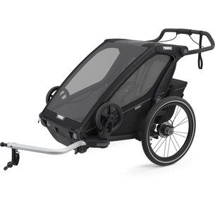 Коляска Thule Chariot Sport Double (Midnight Black) (TH 10201023) зображення 1