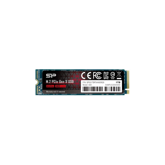 Накопичувач SSD M.2 2280 1TB Silicon Power (SP001TBP34A80M28) - изображение 1
