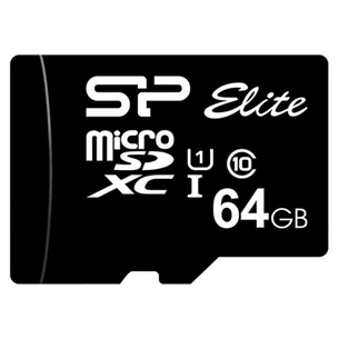 Карта пам'яті Silicon Power 64GB microSDXC class 10 UHS-I Elite (SP064GBSTXBU1V10) зображення 1