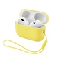 Чехол для наушников Armorstandart Silicone Case with straps For Apple AirPods Pro 3 Yellow (ARM91288) - уменьшенное изображение 1