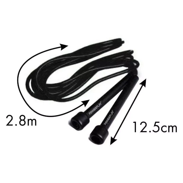 Скакалка PowerPlay 4201 Чорна (PP_4201_Black) - picture 5