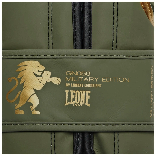 Боксерські рукавички Leone GN059G Military Edition Green 10 унцій (GN059G_Green_10oz) - picture 9