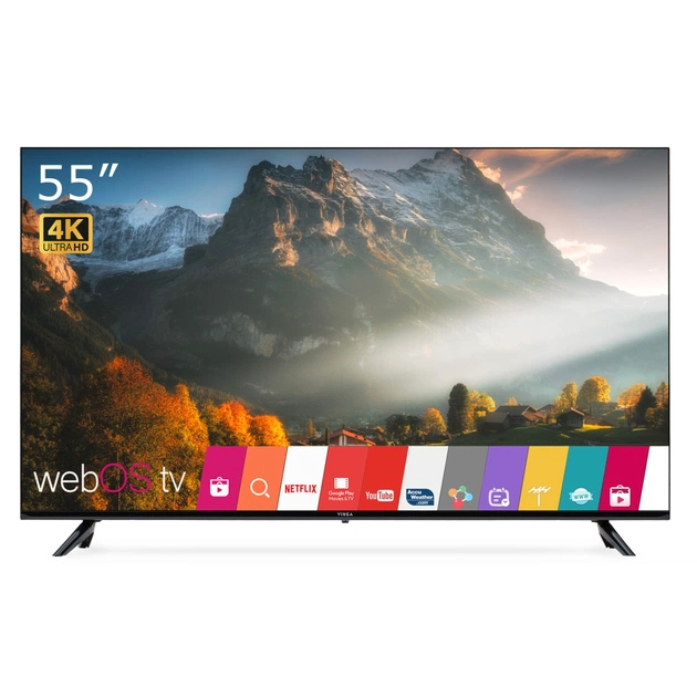 Телевізор Vinga S55UHD25BWEB - зображення 1