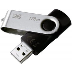 USB флеш накопичувач Goodram 128GB UTS2 Twister Black USB 2.0 (UTS2-1280K0R11) зображення 1