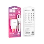 Зарядний пристрій HOCO C106A Leisure USB + cable USB to USB-C 10.5W White (6931474783912) - зменшене зображення 7