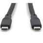 Дата кабель USB-C to USB-C 1.5m USB4 2.0 80G 240W 16K silicone black Digitus (AK-300350-015-S) - зменшене зображення 2