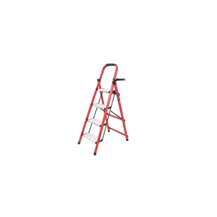 Драбина Voltronic 85см, до 150кг, 4 сходинки з гумовими килимками, алюмінієвий сплав (YT43355) зображення 1