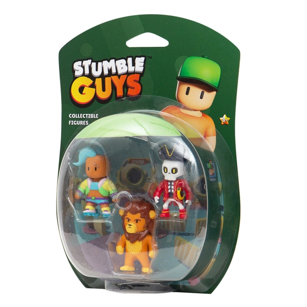 Фігурка Stumble Guys набір колекційних - Велоцит, Леонідас, Капітан Нохарт (SG2020-2) - зображення 1