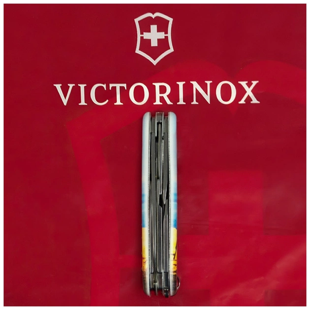 Ніж Victorinox Climber Ukraine 3D Марка русскій воєнний корабль ВСЬО (1.3703.3.T3120h) - зображення 7