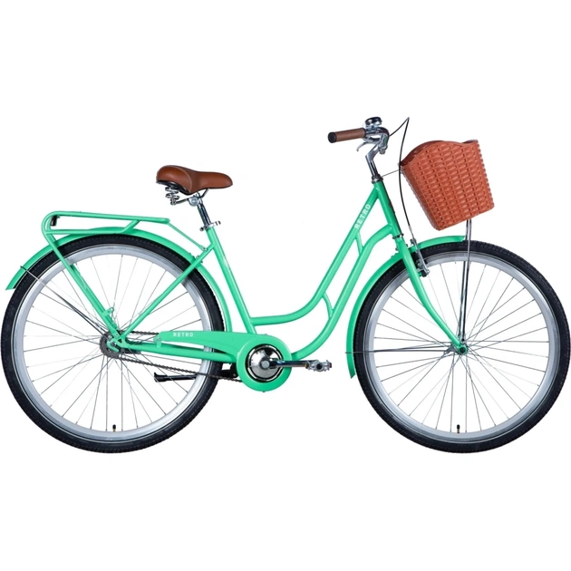 Велосипед Dorozhnik 28" Retro Velosteel рама-19" свiтло-зелений 2025 (OPS-D-28-378) - изображение 1