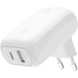 Зарядний пристрій Belkin 42W USB-C PD PPS 30W USB-A 12W white (WCB009VFWH) - зменшене зображення 1