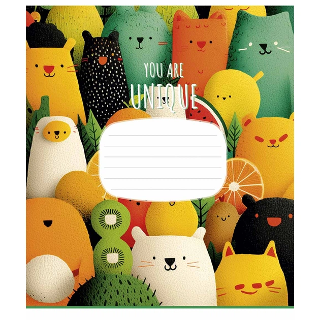 Тетрадь Школярик Genius You are unique 12 листов линия (012-3581L) - изображение 1