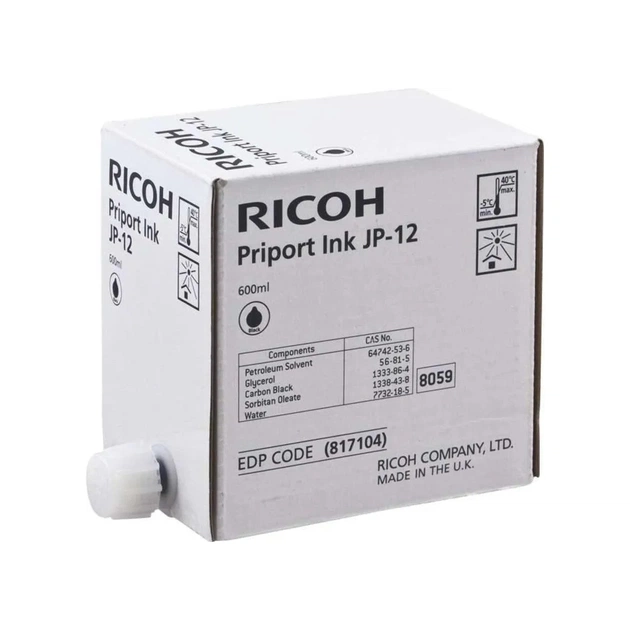 Чернила Ricoh CPI7BLK 600ml JP12, 5pack (817104*5) - изображение 1