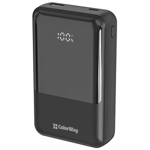Батарея универсальная ColorWay 20 000 mAh DigiPower PD/45W, QC/4.0, Black (CW-PB200LP04BK) изображение 1