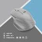 Мишка 2E MF280 Silent Wireless/Bluetooth Gray (2E-MF280WGR) - зменшене зображення 6