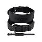 Атлетичний пояс RDX 4 шкіряний Full Black L (WBS-4FB-L) - зменшене зображення 1