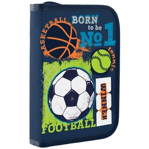 Пенал 1 вересня Football winner твердий одинарний без клапана (532705) зображення 1