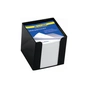 Підставка-куб для листів і паперів Buromax 90x90x90 мм, black, with paper (BM.2290-01) - зменшене зображення 1
