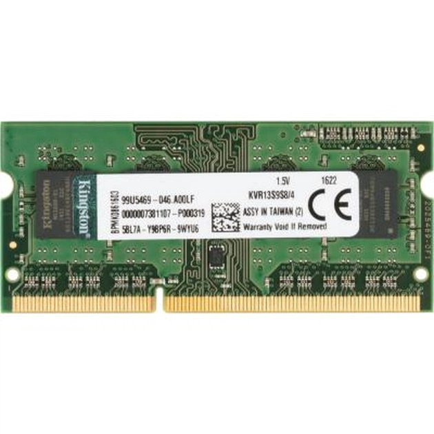 Модуль пам'яті для ноутбука SoDIMM DDR3 4GB 1333 MHz Kingston (KVR13S9S8/4) - зображення 1
