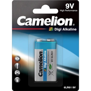 Батарейка Camelion Крона 6LR61 9V Digi Alkaline * 1 (6LR61-BP1DG) изображение 1