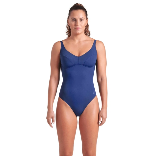 Купальник Arena Swimsuit Victoria U Back Solid 008868-700 темно-синій 42 (3468337533528) - зображення 1