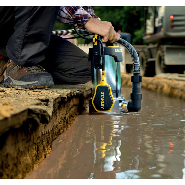 Дренажный насос Stanley 0.75 кВт, для чистой воды, 11000 л/ч, н (SXUP750XCE) - изображение 4