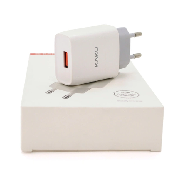 Зарядное устройство iKAKU KSC-215 1xUSB 5V 2.1A White (KSC-215 NATU) - изображение 1