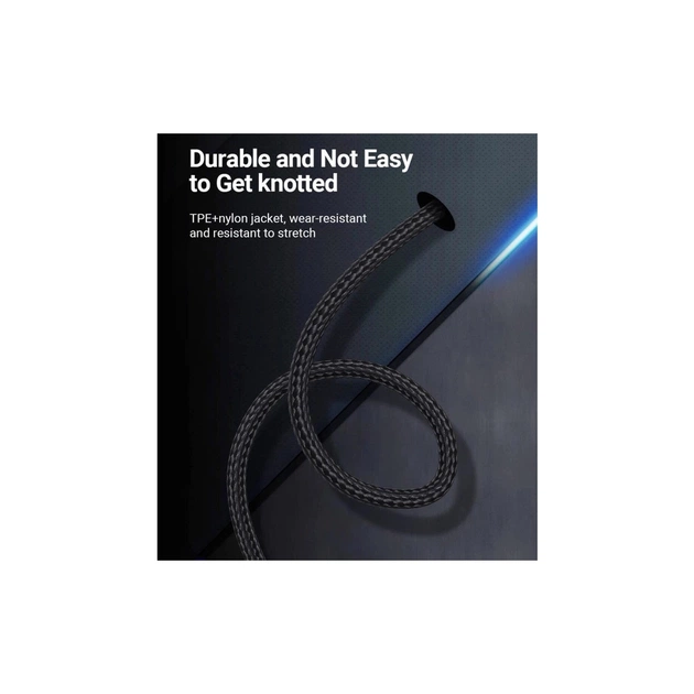 Дата кабель USB-C to USB-C 2.0m 5A aluminum gray Vention (TAEHH) - зображення 5